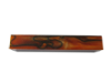 Acrylic Pen Blank 20 Pearl Orange/Black Lines