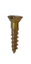 Brass C/Sunk Screws 10mm x 1g x 20