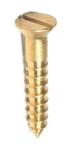 Brass C/Sunk Screws 16mm x 2g x 200