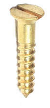 Brass C/sunk Screws 19mm x 6g x 20