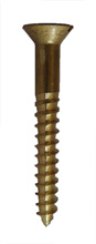 Brass C/sunk Screws 45mm x 12g x 200