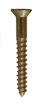 Brass C/sunk Screws 45mm x 8g x 200