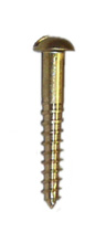 Brass R/head Screws 25mm x 6g x 1000